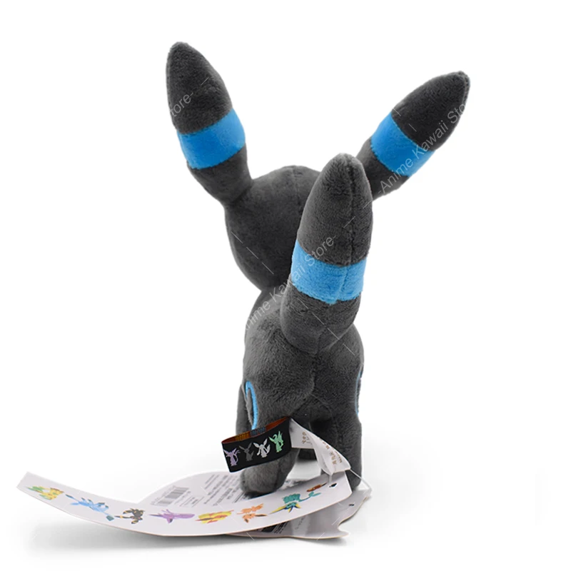 Shiny Umbreon Stuffed Toy Pokemon Plush Toys Kawaii Eeveelution Umbreon Peluche Cartoon Animal Dolls