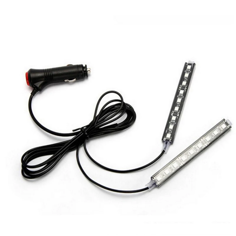 Auto Voet Ambient 4 In1 Of 2 In 1 Strip Sfeer Auto Interieur Decoratieve Omgevingslicht Flexibele Voor 12-24V Usb Neon Stemming