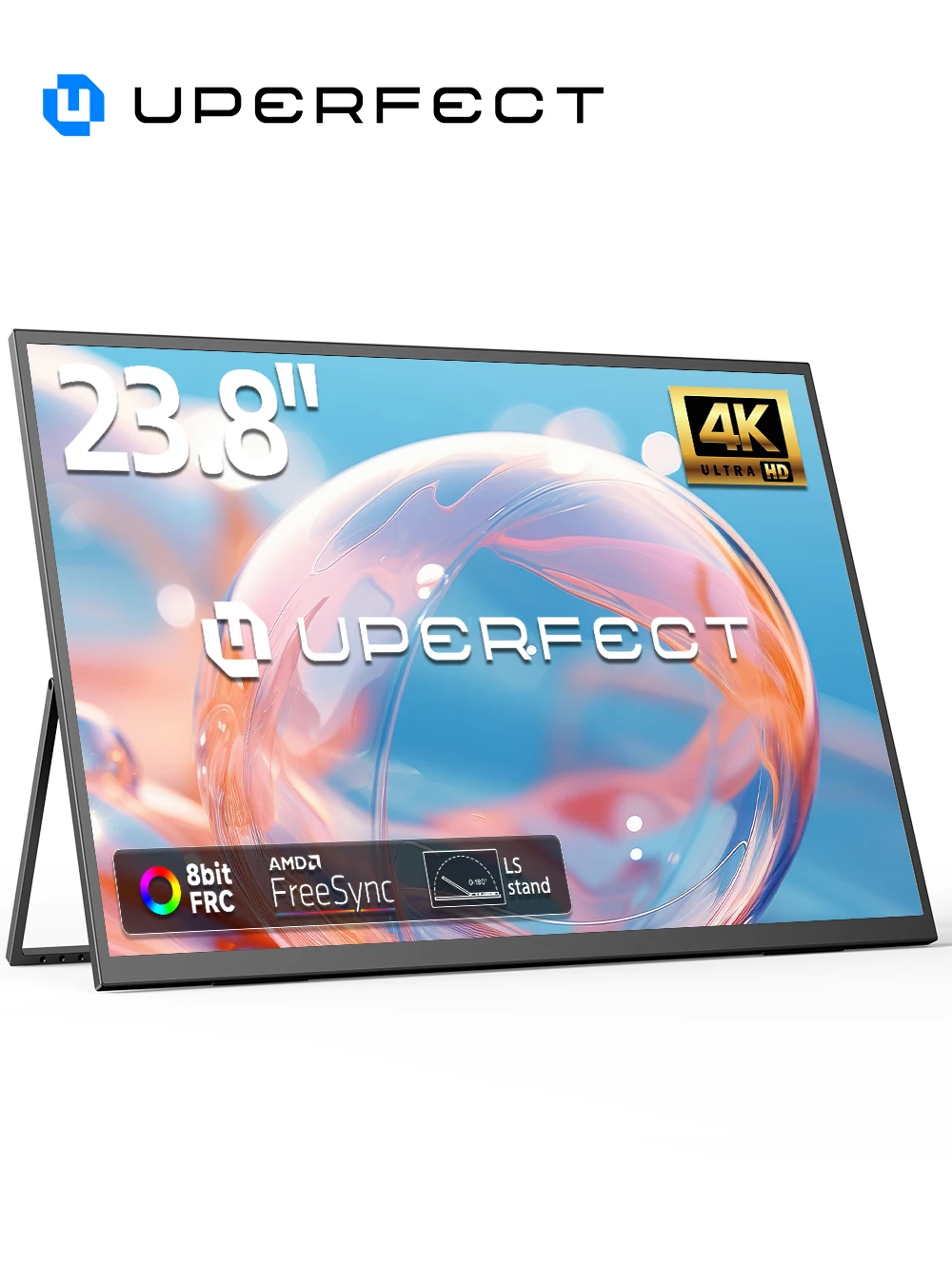UPERFECT UColor T3 UHD 23.8" 4K PC Monitor HDR Computer Display With LS Stand VESA USB C For Laptop PC MAC Extend Second Screen