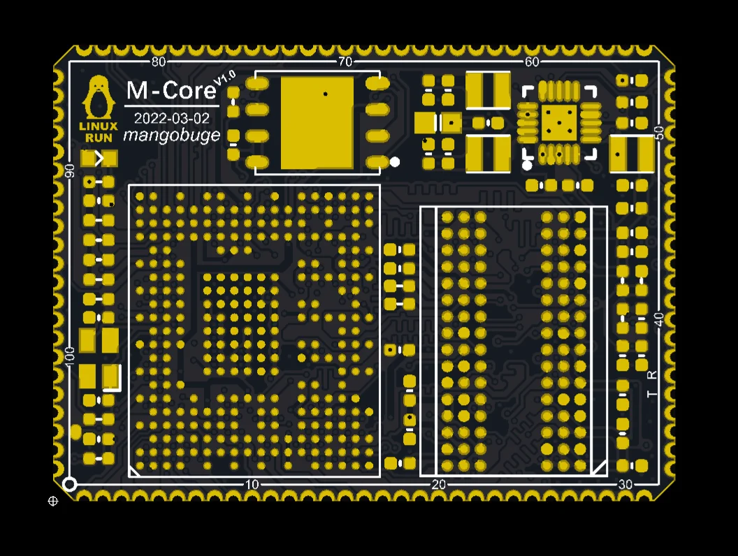 Mango Pie Quanzhi H616 Quad-core Core Board 1GB Large Storage with Heat Sink Ubuntu/Android