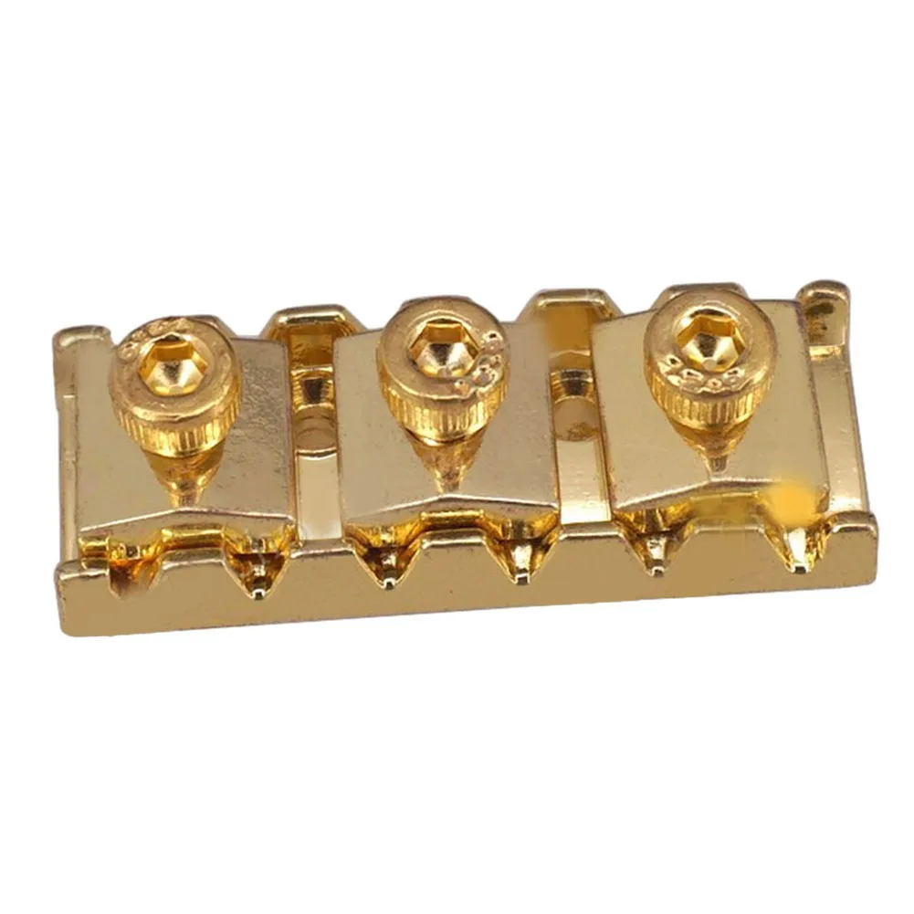 Nut String Locking Nut Locking Nut Nuts 15.5mm Width 4 PCS Gold Metal With Mounting Screws For SQ Electric Guitar