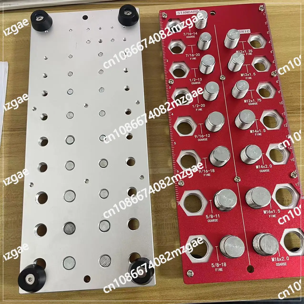 38-Hole Screw Gauge, Blue 2-in-1, Screw Gauge, Young Master Gauge 2-in-1 Thread