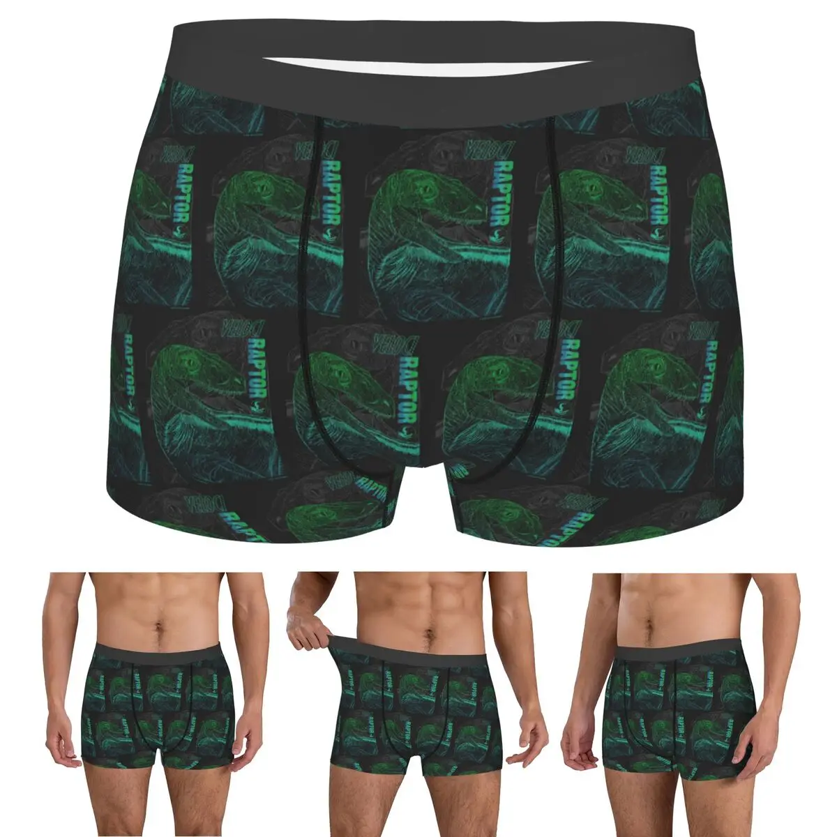 

Boxer Underpants Shorts Jurassic Park Panties Male Soft Underwear for Homme Man Boyfriend Gift
