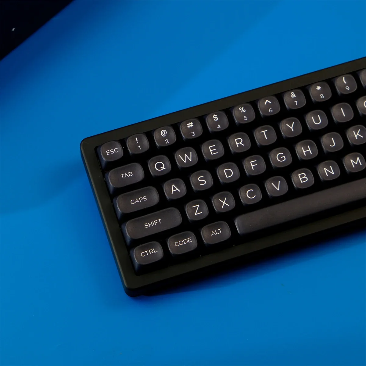 

WOB minimalist black keycap PBT MOA height, thermal sublimation, mechanical keyboard cap customization