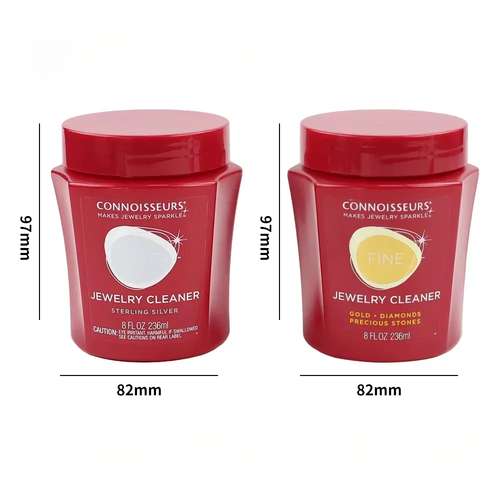 Sieradenreinigingsoplossing met mand voor goud, zilver, platina en edelstenen Professionele sieradenreinigingsset