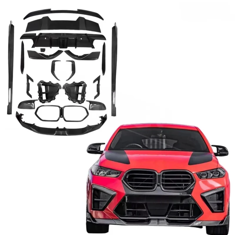 ThrustWorks Premium Accsori Peect Quality Car Conversion Kit Dry Carbon Fiber XM F + Upgr Front Lip Rear DiffuDurle