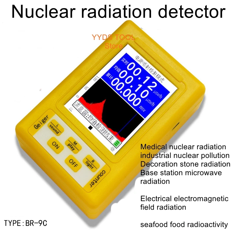 

Full-featured BR-9C Nuclear Radiation Detector Electromagnetic Radiation Detector