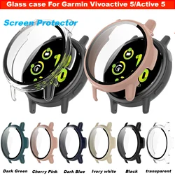 Tempered Glass Case For Garmin Vivoactive 5 Smart Watch case Screen Protector For Garmin vivoactive5 Shell Cover accessories