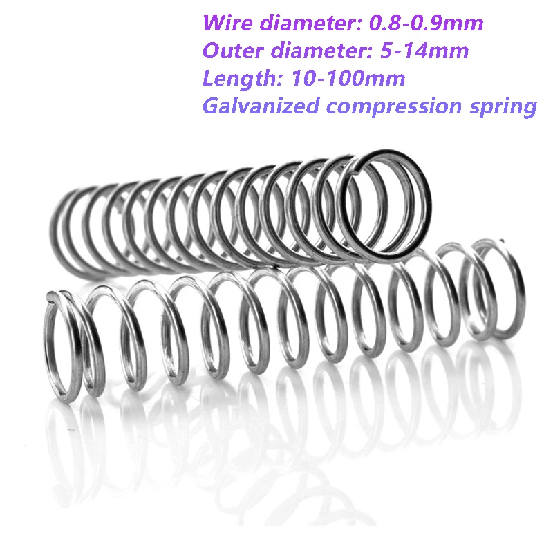 

Outer Diameter 0.8mm Galvanized Y-shaped Compression Spring Return Spring Length 10mm-100mm Outer Diameter 7mm-11mm