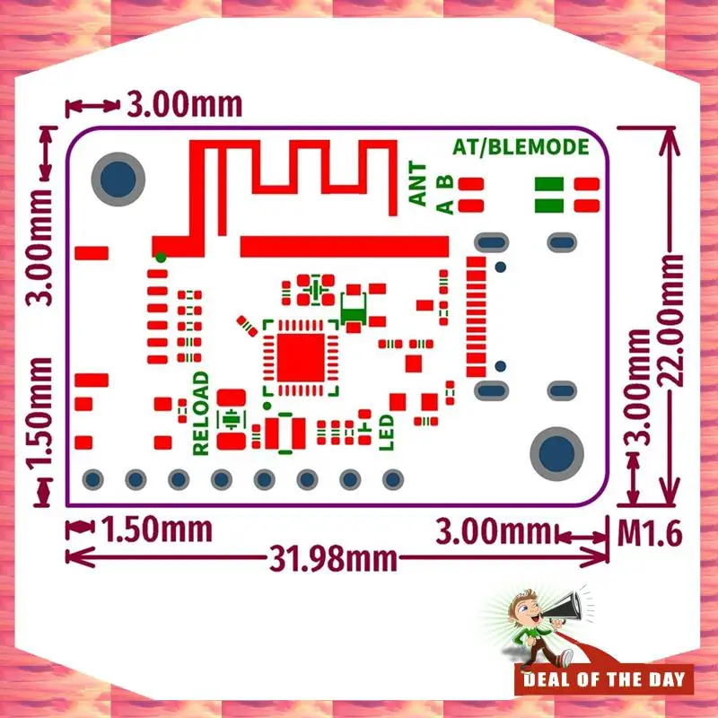 24-Hour Delivery CH9143 Mini Module BLE/UART/USB Module BLE/USB To Serial/TTL UART Module