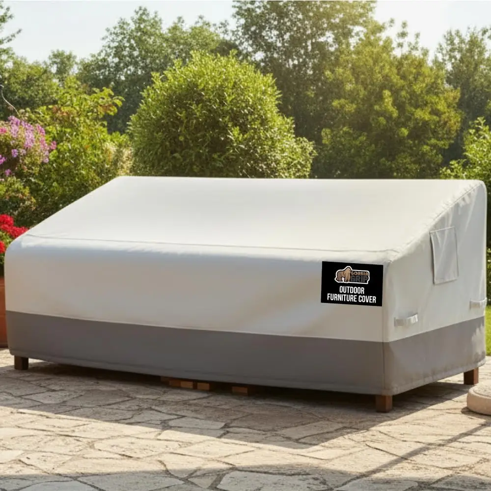 

Водонепроницаемый чехол для большого уличного дивана, 3-местный, 80 дюймов, сверхпрочный, из материала 600D, для защиты от зимних условий