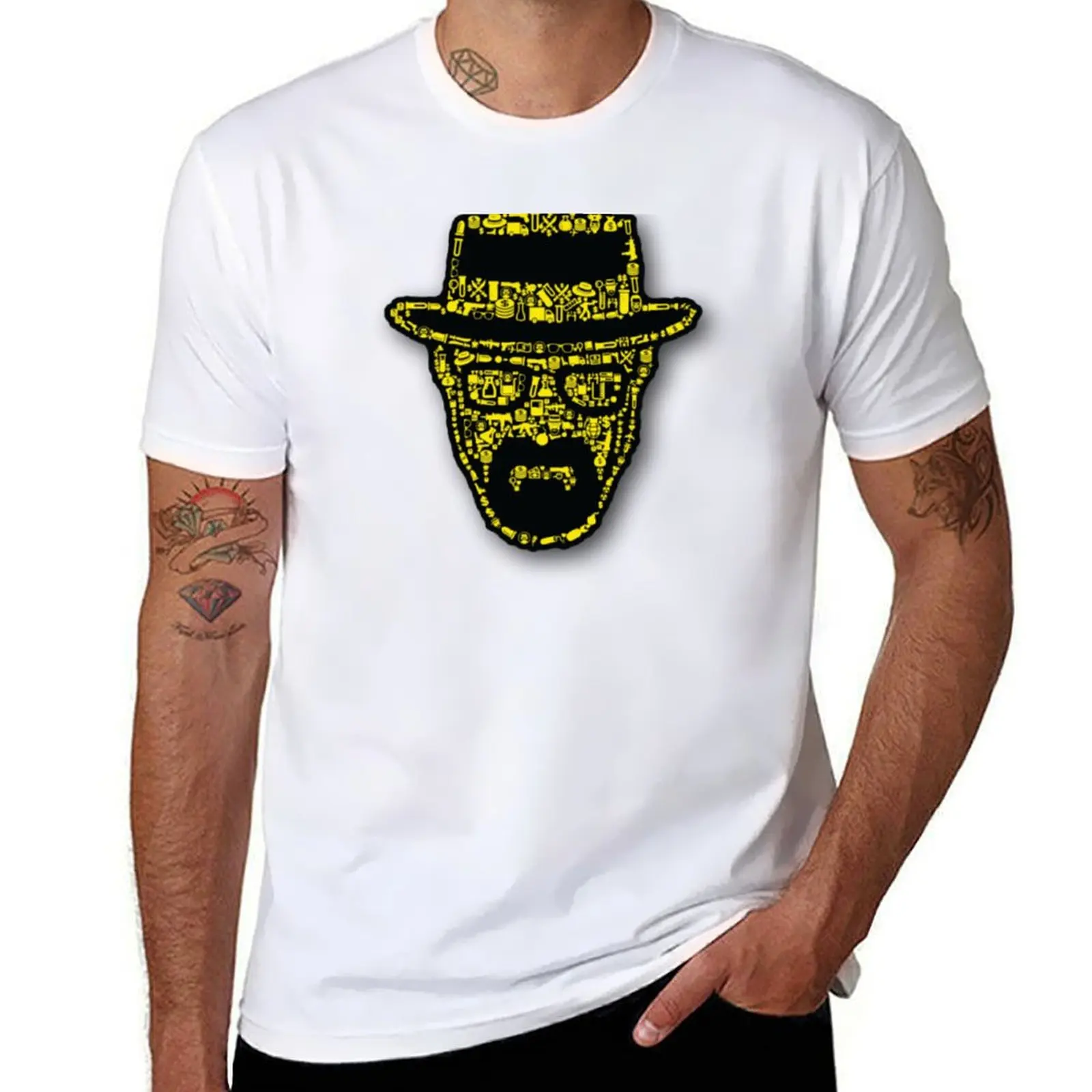 

Walter White - Heisenberg - Breaking Bad T-Shirt Casual Lightweight Short Sleeve Top