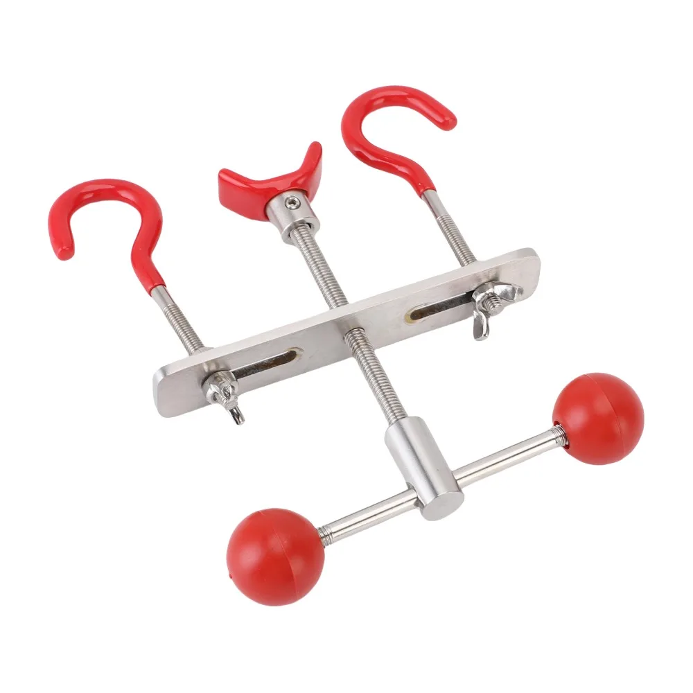 Stainless Steel Tree Branch Bender Red Non Slip Bonsai Branch Modulator Labor Saving Anti Slip Trunk Lopped Regulator