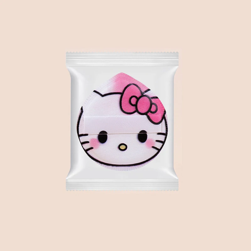 Cartoon SanrioedHello Kitty Air Cushion Powder Puff Ins Girl Heart Kawaii Beauty Makeup Tool Festival Gifts