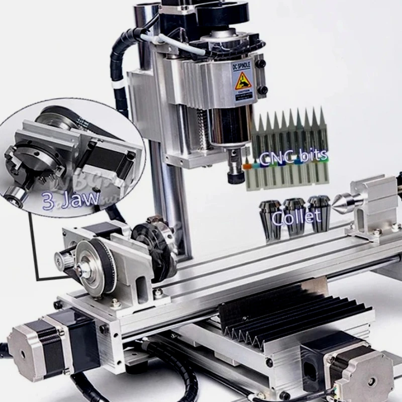 

Фрезерно-гравировальный станок с ЧПУ LYBGACNC, вертикальный, для дерева и металла, с шпинделем DC ER11 USB 300W XC-21D, 230*120 мм, для гравировки, сверления и фрезерования