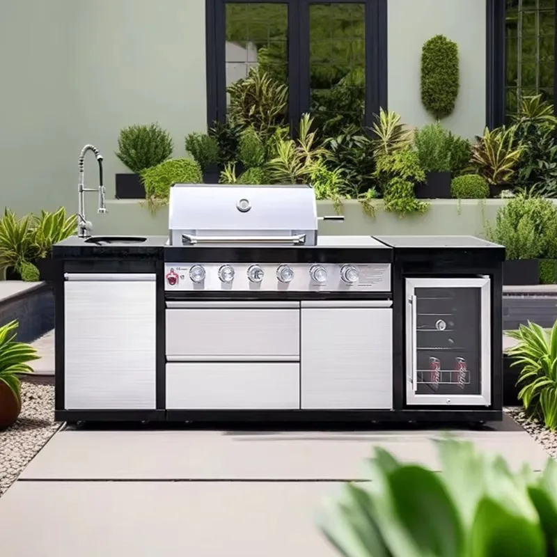 Modern Premium Design Stainless Steel BBQ Grill Portable for 5 People Balcony & Outdoor Use XH