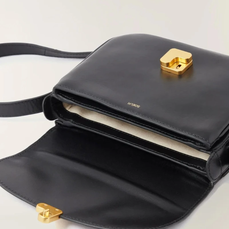 حقائب كلاسيكية مربعة الشكل حقيبة التنقل حقيبة كتف جلدية أصلية للنساء حقيبة كروس حقائب نسائية فاخرة مصممة #6