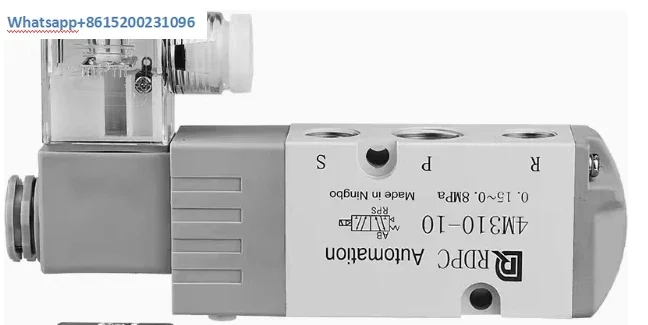 

Original all white 4M310-08 plate two position five way 4M310-10 plate actuator solenoid valve