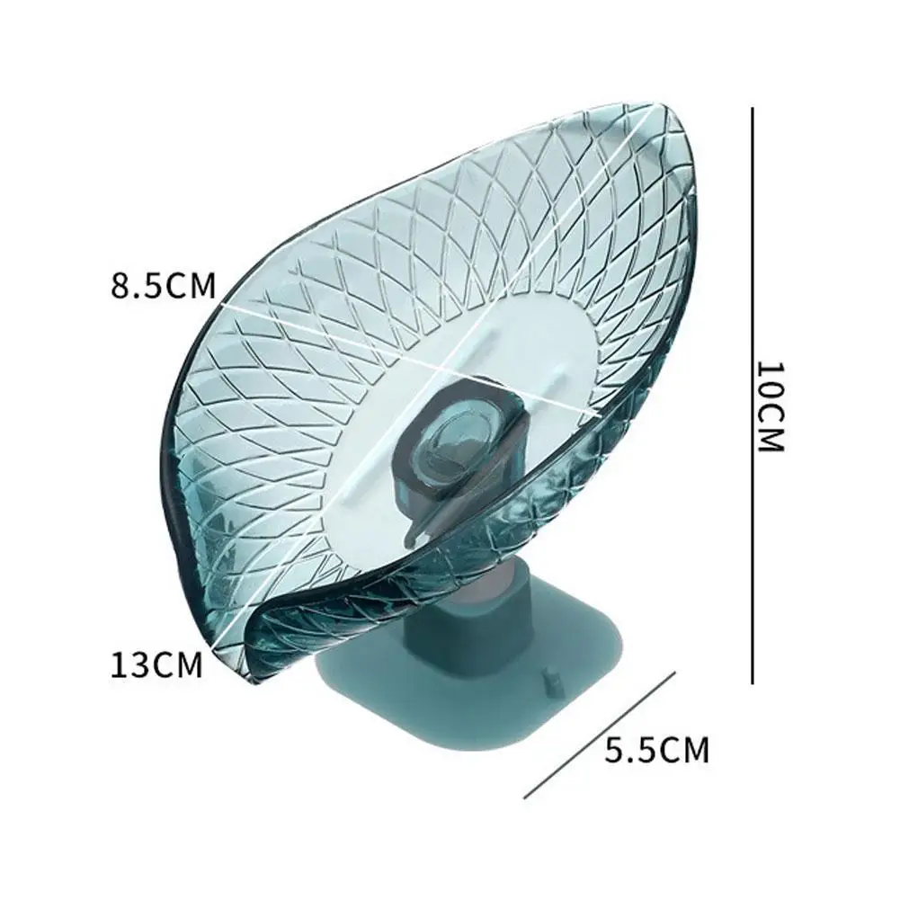 Leaf Shape Soap Box Drain Soap Holder Storage Bathroom Supplies Soap Rack Bathroom Accessories Tray Gadgets