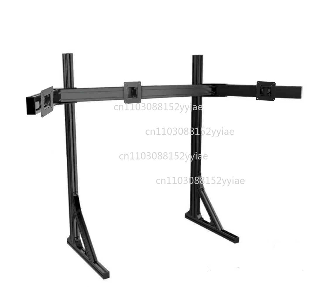 Three-screen Monitor Bracket 4080 Aluminum Profile Racing Emulator Floor Triple Screen Single Screen Hanger