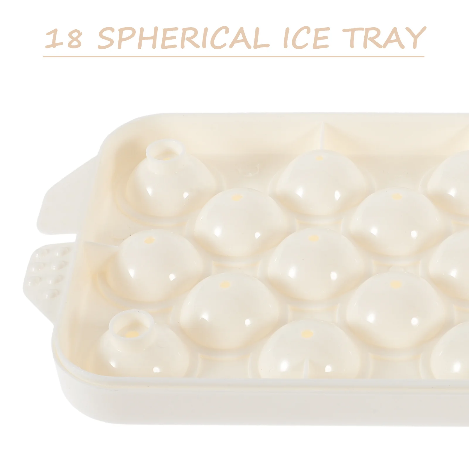 

13 Cavities Round Ice Cube Tray Ball Shape Easy Out Maker Safe for Juice Drinks Cocktails Coffee Baking Tool Removable