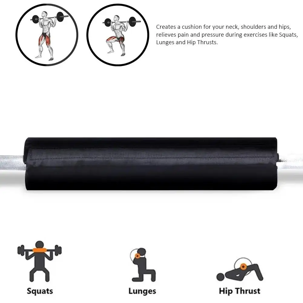 

Foam Squat Shoulder Pad Weight Lifting Neck Pad Thickening Barbell Push Barbell Pad Weight Sleeve Protection Lifting Should F3G0