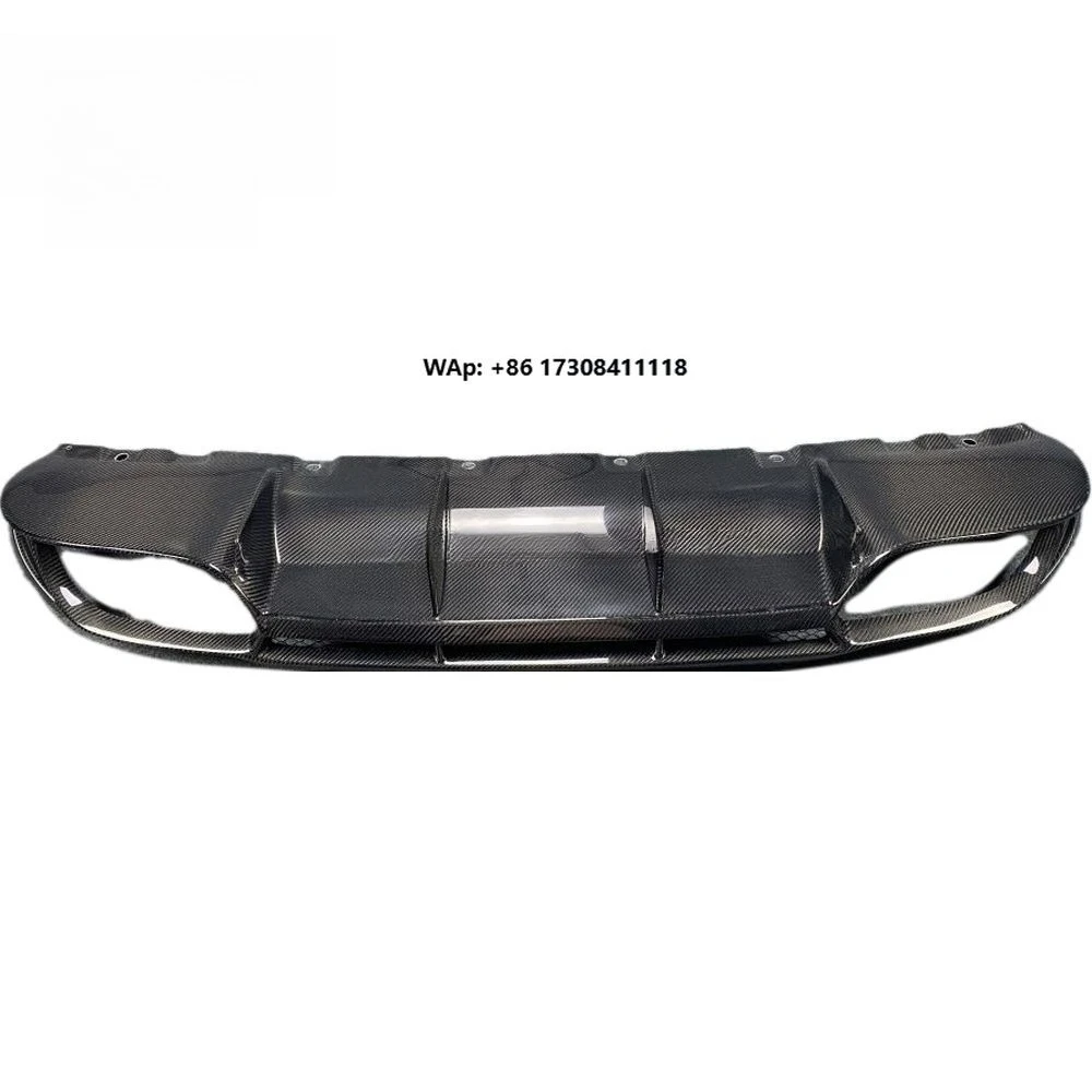 

A Style 4 Out Carbon Fibre Car Bumper Rear Diffuser for GIULIA Diffuser Bumper