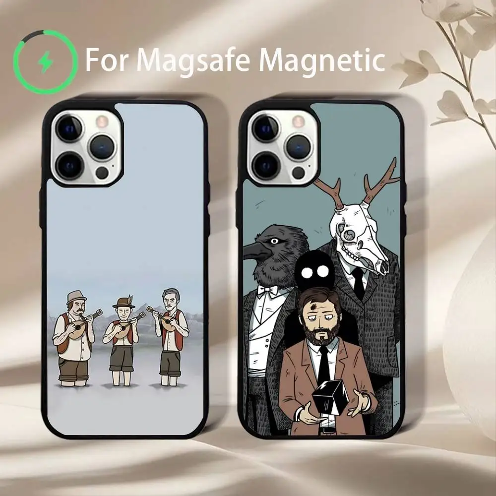 

Game Rusty Lake Phone Case For iPhone 17,16,15,14,13,12,11,Pro,Max,Plus,Mini,SE4,E Magnetic Magsafe Wireless Charging