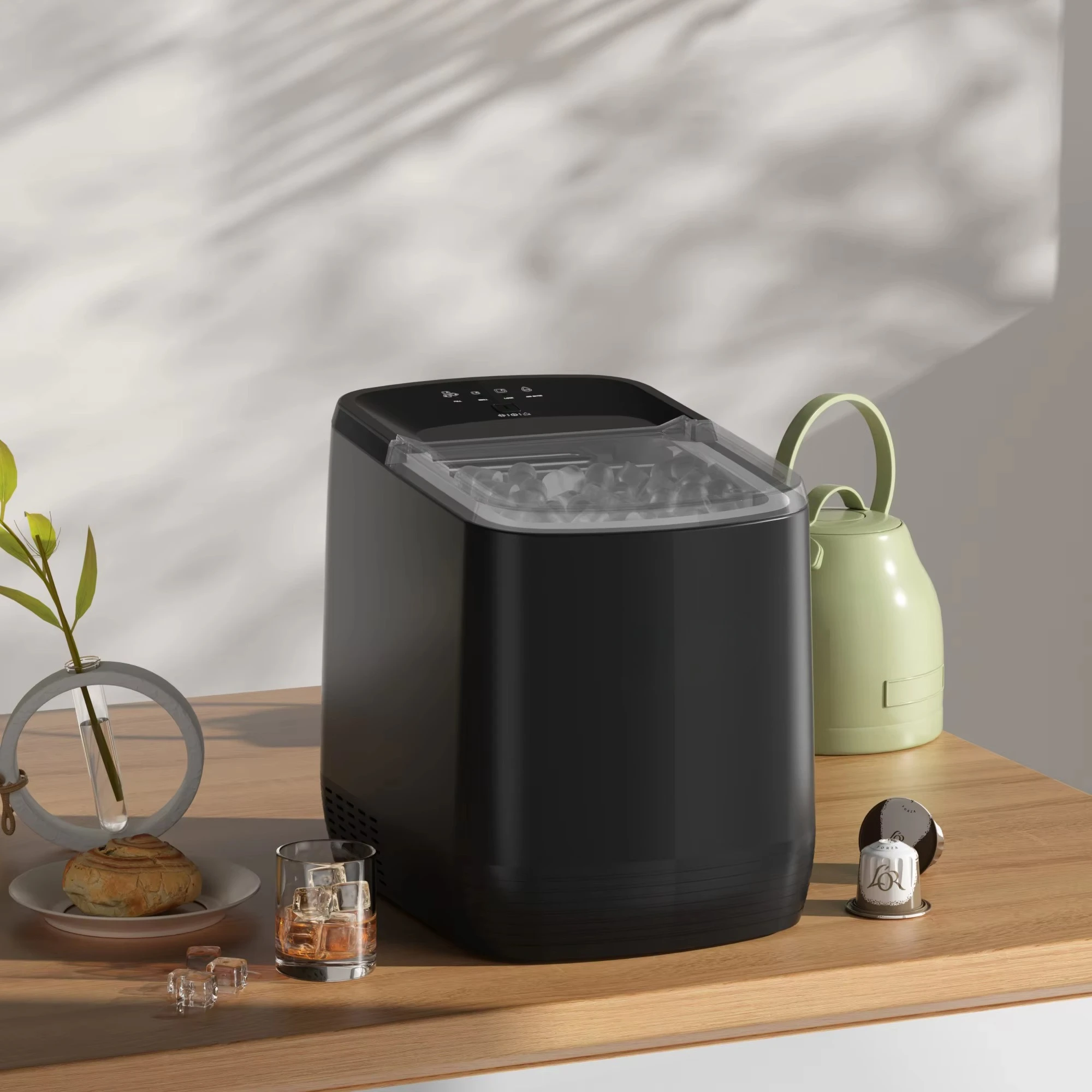 

ASAS Quick Ice Making Портативный бытовой маленький льдогенератор 120 В 60 Гц Мини-машина для изготовления кубиков льда для дома