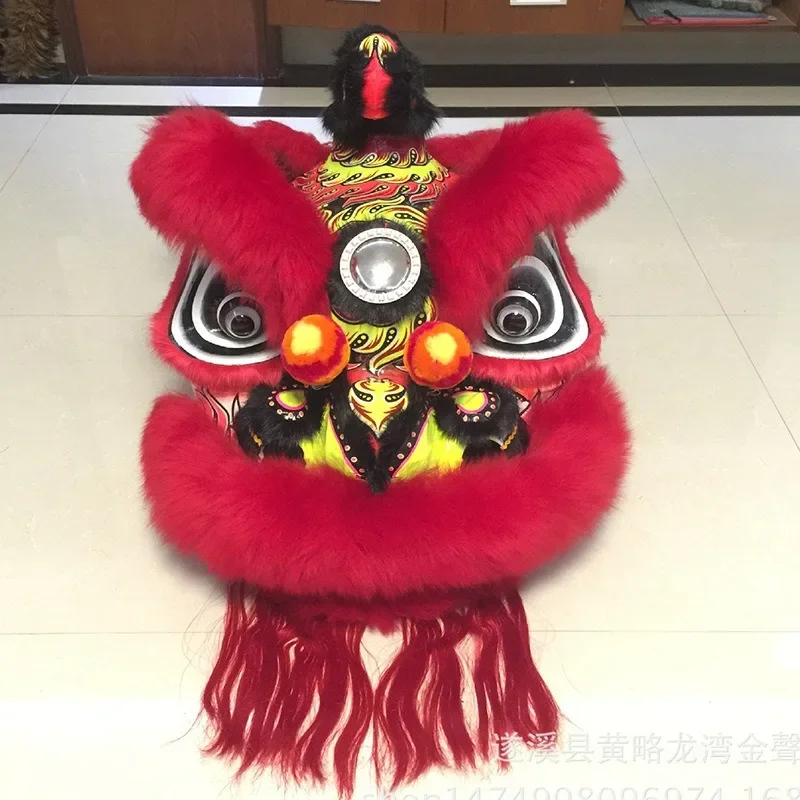 Red Lion Dance Props Awakening Props Large Stage Performance Costumes (with Only Lion Heads)