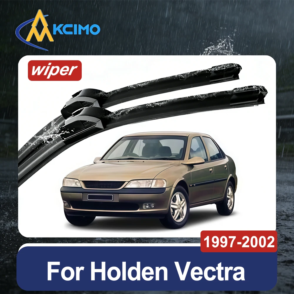 Escobillas limpiaparabrisas delanteras sin rayas para Holden Vectra JR/JS 1997-2002, limpiaparabrisas para todas las estaciones, juego de ajuste perfecto, fácil instalación