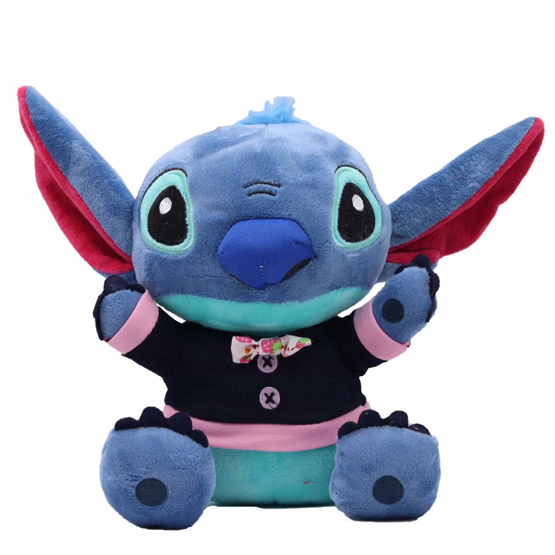 10-25cm Disney Stitch anioł pluszowe urocze Anime zabawki z kreskówek lalki pluszowe poduszki do samochodu dekoracja biurka prezenty urodzinowe dla dzieci