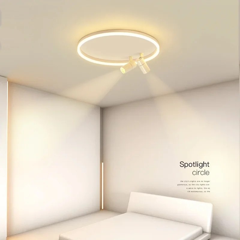 Imagem -03 - Lâmpada Moderna do Teto Led com Holofotes Lustre para o Quarto Sala de Jantar Corredor Decoração de Casa Luminária Interior Brilho