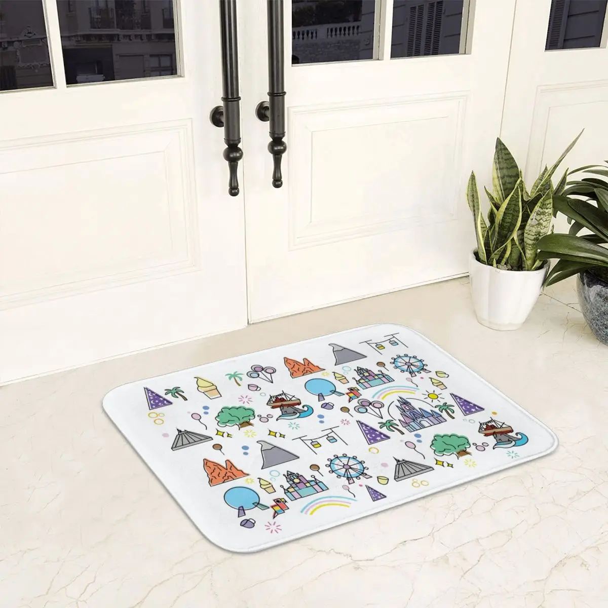 Happiest Place Doormat Non-slip Super Absorbent Bathroom Floor Mat Home Entrance Rugs Kitchen Living Room Carpet Hallway Footpad