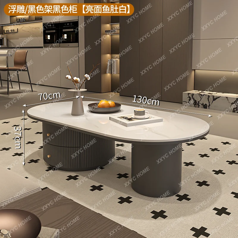 Unique Aesthetic Elegant Modern Side Table Minimalist Coffee Tables Premium  Living Room Furniture