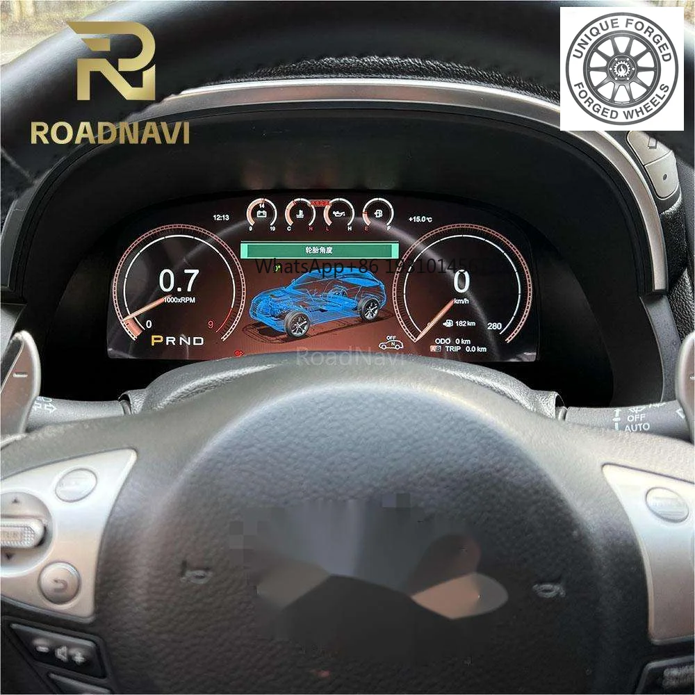 

26style BC RoadNavi Car Auto Speedometer for Infiniti FX35/FX37/FX45/FX50 2009-2016 LCD Digital Cluster Car Upgrade Dashboard In
