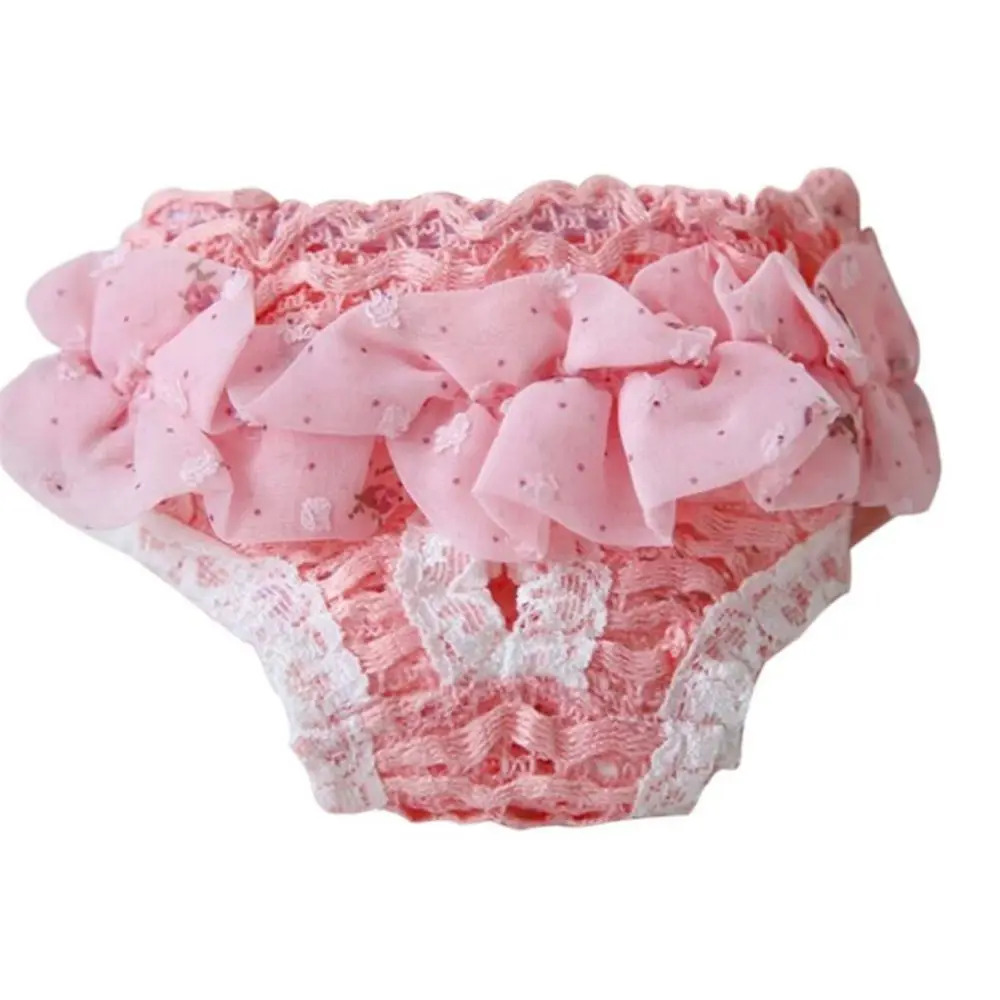 

Adjustable Lace Edge Pet Briefs Puppy Pets Supplies Underwear Dog Panties Dog Shorts Physiological Pants Dog Diaper