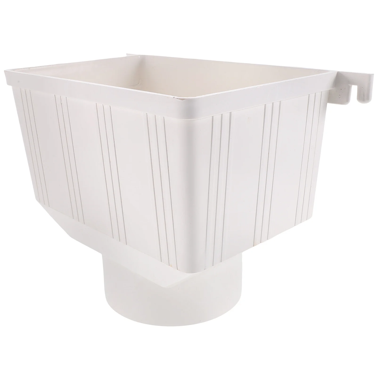 Conector de calha de calha de pvc funil de água de chuva drenagem ao ar livre durável para acessório de sistema de calha de chuva