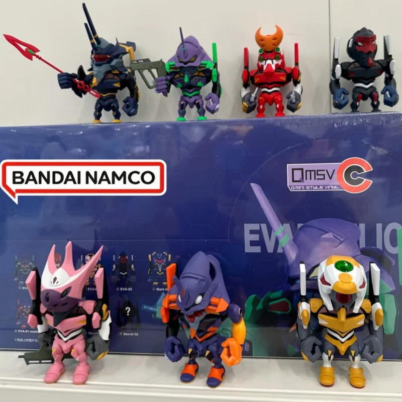 Bandai QMSV-C New Century Evangelion Eva Prototype Figure - Blind Box Collectible Trendy Plaything Gift for Fans