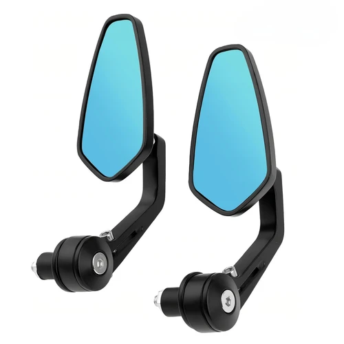 Imagen 2 del producto Espejo retrovisor para manillar de motocicleta, espejo retrovisor Universal de 7/8 "", decoración navideña para motocicleta