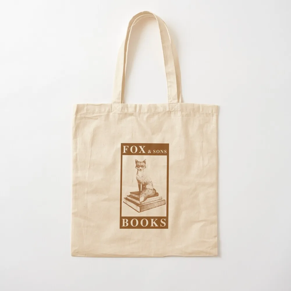 Fox & Sons Books Tote Bag shopping bags foldable Canvas Customizable tote bag custom bags Canvas Tote Bag