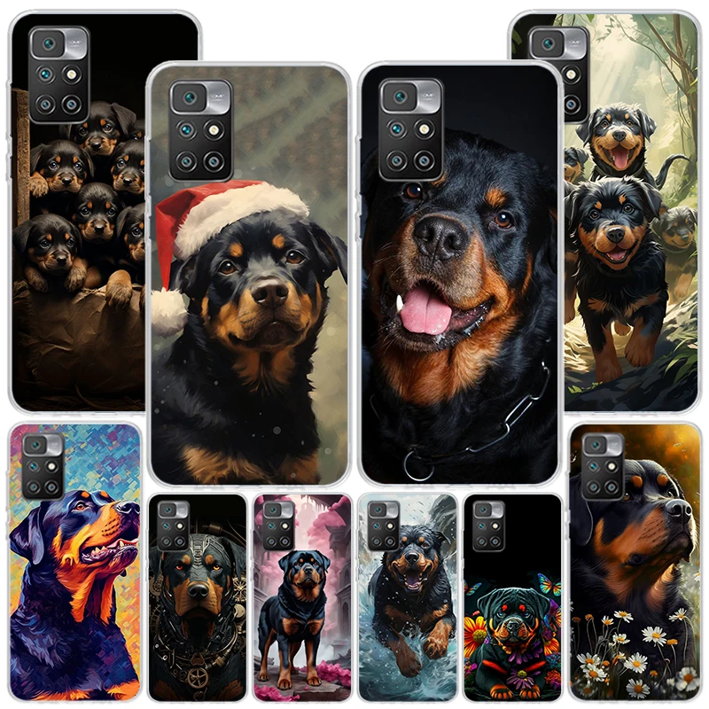 Rottweiler Dog Rottie Phnoe Case for Xiaomi Redmi 12 12C 10 10A 10C 10X 9 9A 9C 9T 8 8A 7 7A 6 6A S2 K20 Pro K40 Unique Cover Co