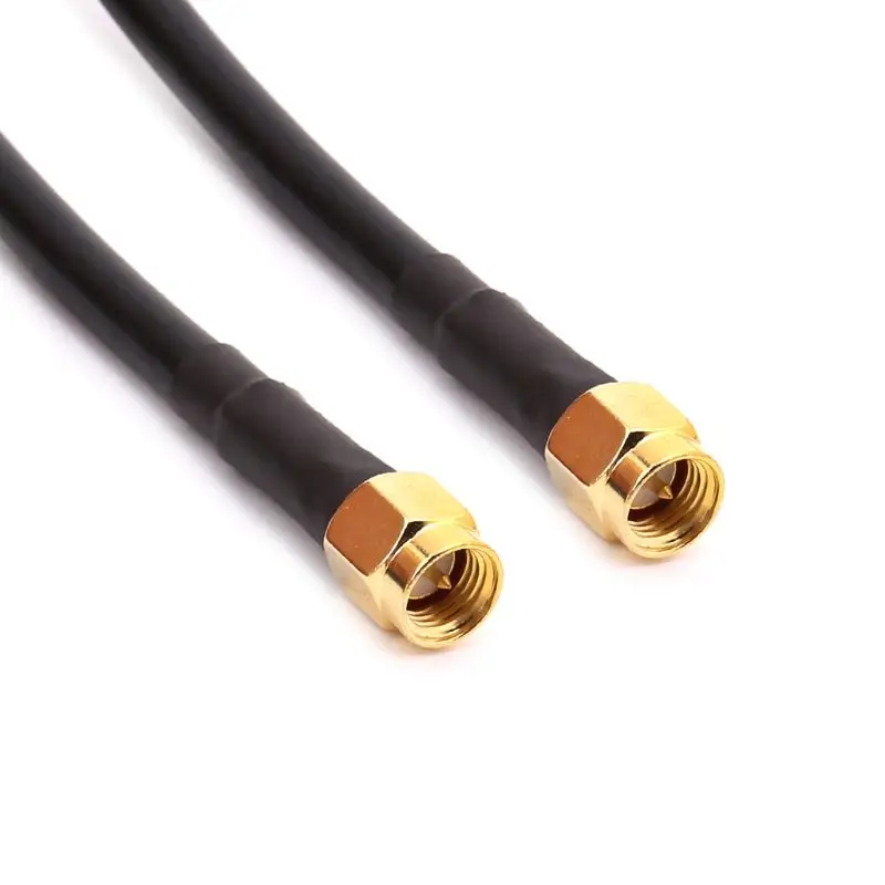 SZYA SMA Male To SMA Male RG58 Pigtail Cable 50cm Low-loss Antenna Cables