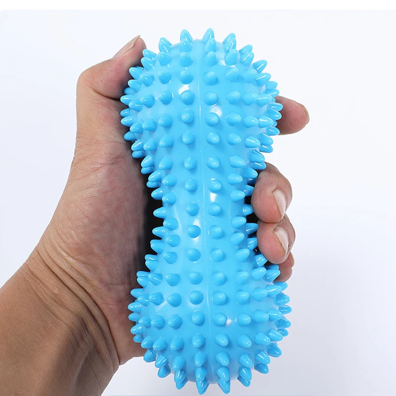 Pelota de Pvc estilo cacahuete para masaje, Bola de fuerza de agarre de acupuntura, Fascia de uñas puntiaguda, Bola de Yoga, Bola de Fitness, Bola