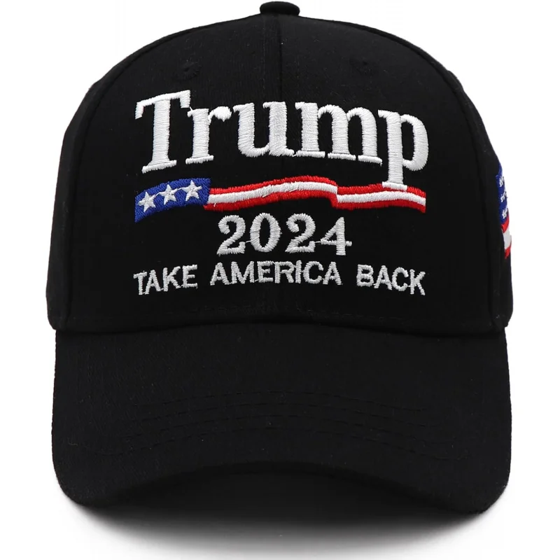 

Men's and Women's Sports Leisure Fashion 2024 Embroidered MAGA Donald Trump Adjustable Baseball Hat