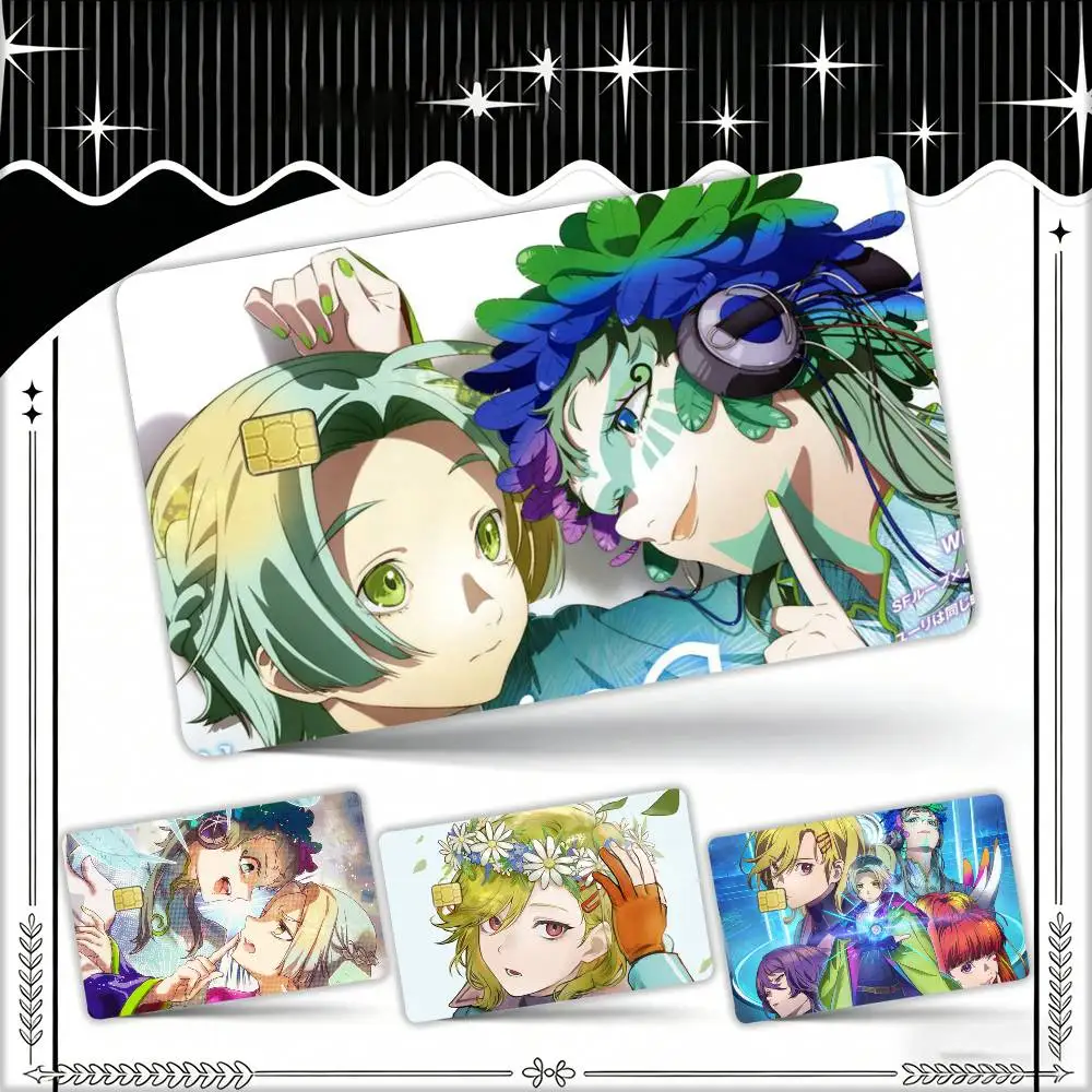 

GNOSIA Anime G-Game Waterproof Film Skin Cover Credit Card Stickers Debit Front Bank Bus Pass