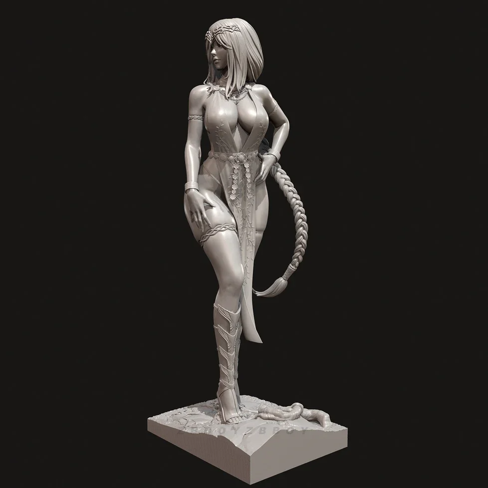 The height of man 50mm 75mm 90mm Resin model kits figure beauty colorless and self-assembled 3D Printing TD-7009/3D