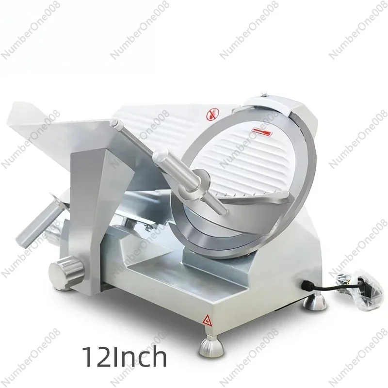 

320W 12-Inch Semi-Auto Meat Slicer with Motor Core, Perfect for Restaurants & Farms, Ideal for Sausage, Bacon, Beef & Ham