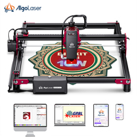 Algolaser DIY Mini 10W Laser Master Engraver Cutter 315*300MM Portable Logo Printer Woodworking Tool CNC Machine Offline Control