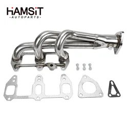 Hamsit-colector de cabezales de escape de acero inoxidable 3-1 para Mazda, RX8, SE3P, RX-8, 13B, 1.3L, 2004-2011